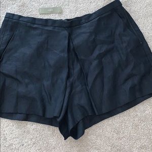 NWT J. CREW Womens Black Polished Skirty S…